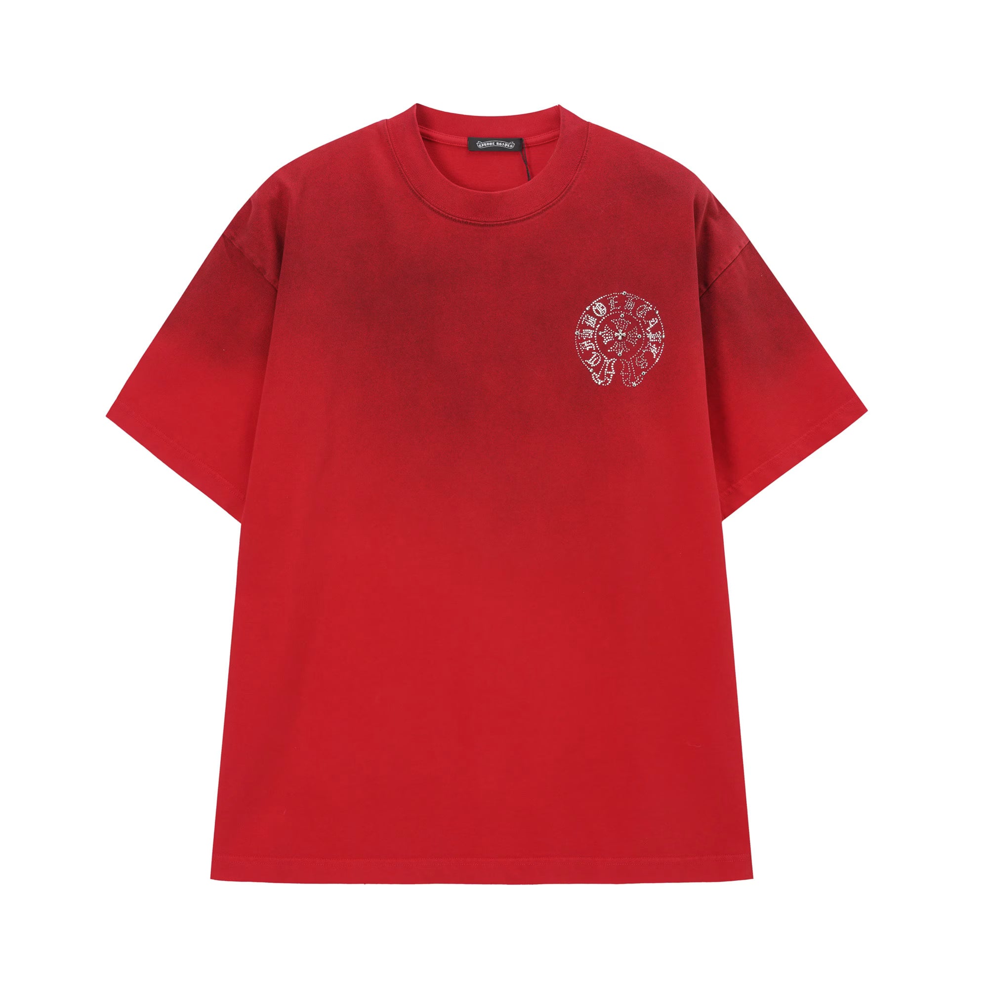 Authentic Chrome Hearts Chrome Hearts Crystal Horseshoe T-Shirt â€“ front view