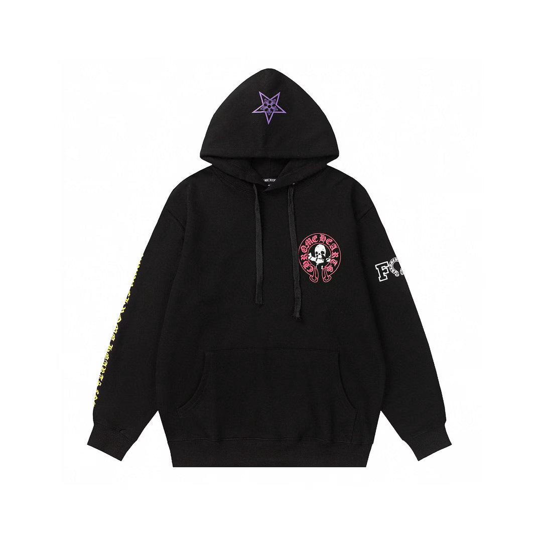 Authentic Chrome Hearts Chrome Hearts Foti Horseshoe Hoodieâ€‹ â€“ front view