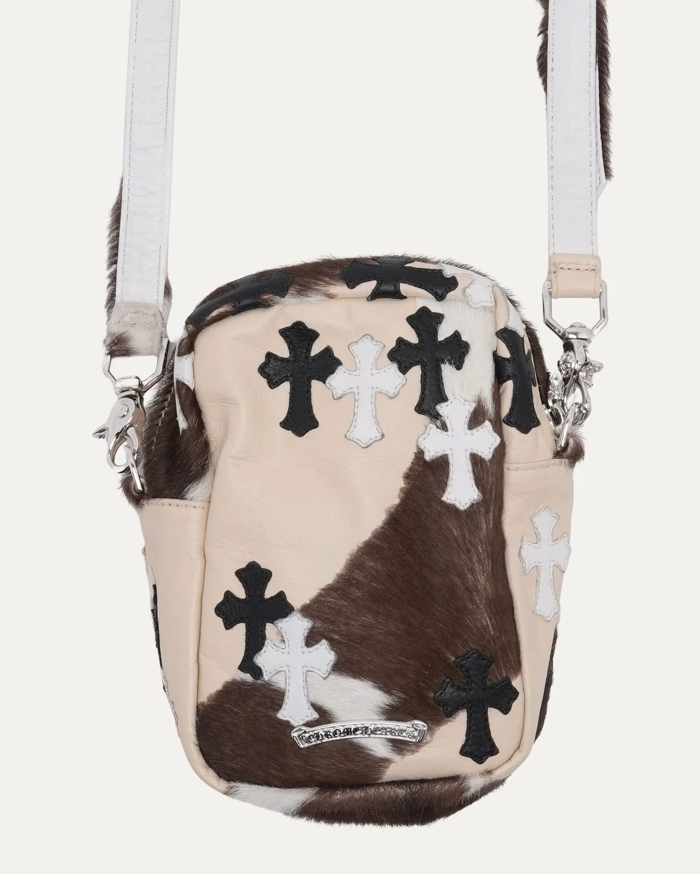 Authentic Chrome Hearts Chrome Hearts Matty Boy Chomper Cow Hide Taka Bag â€“ front view