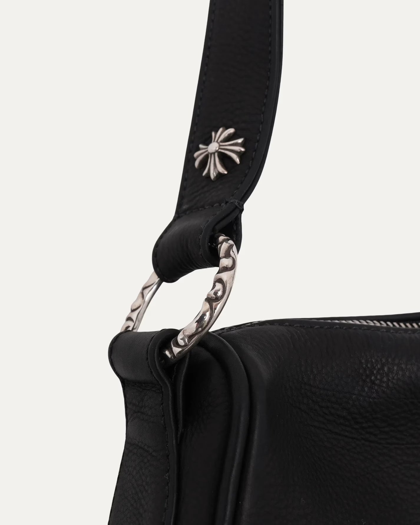 Authentic Chrome Hearts Chrome Hearts Dagger Embellished Chicken Nugget Bag â€“ front view
