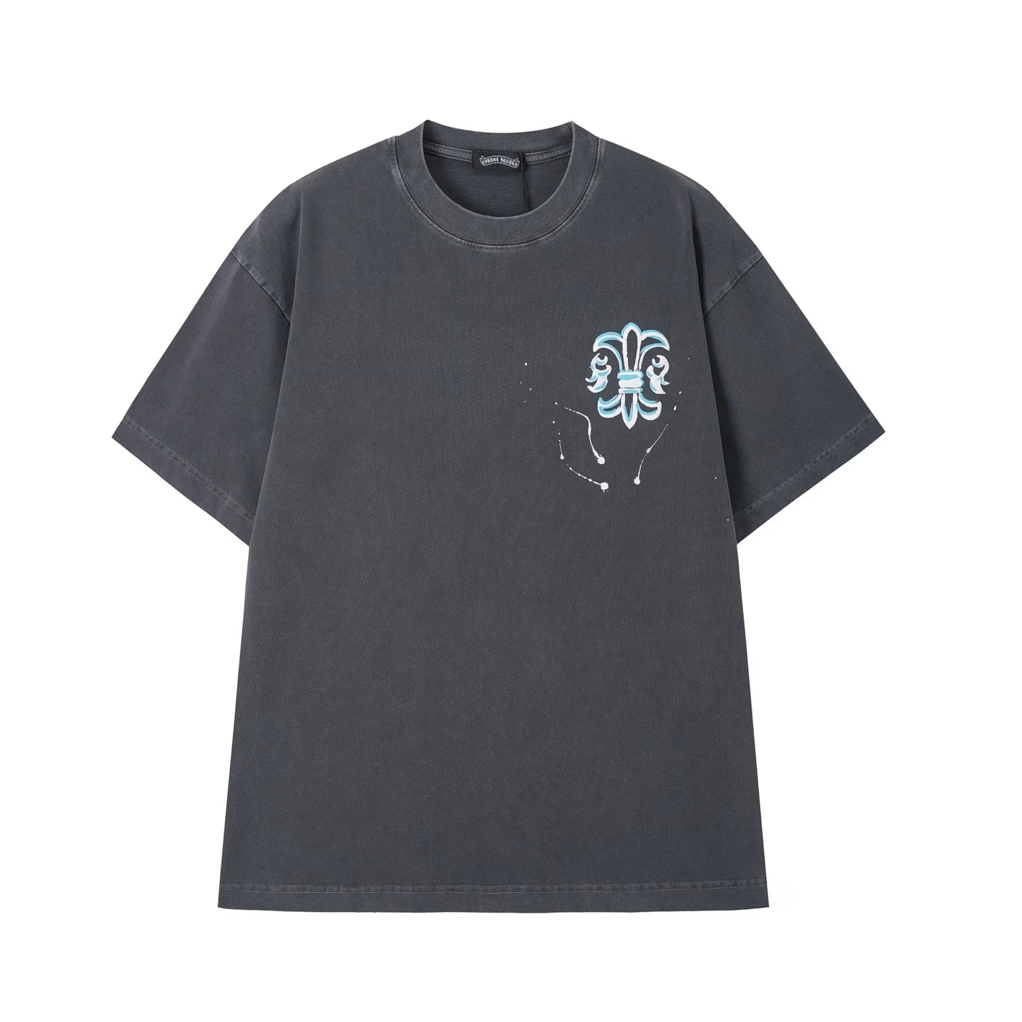 Authentic Chrome Hearts Chrome Hearts Fleur-de-Lis Chest Tee â€“ front view