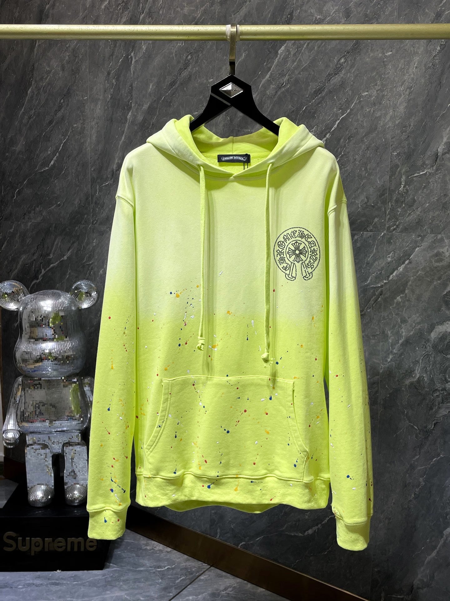 Authentic Chrome Hearts Women’s Chrome Hearts Hoodie Green â€“ front view