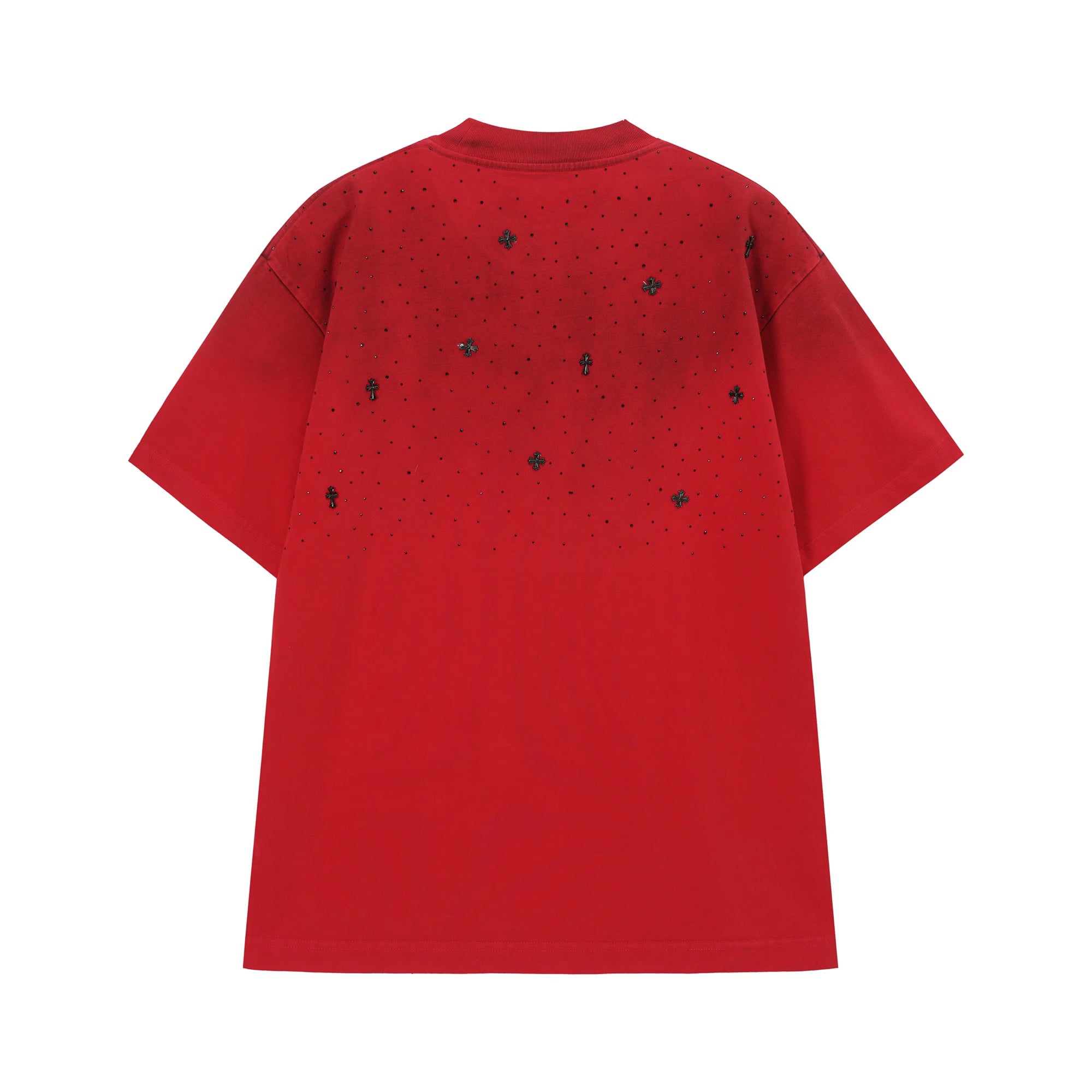 Authentic Chrome Hearts Chrome Hearts Scattered Cross Stud Tee â€“ front view