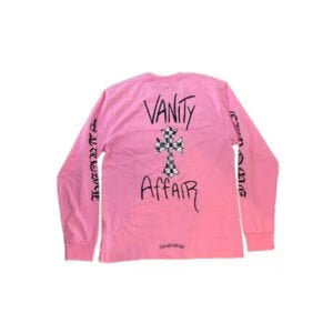 Authentic Chrome Hearts Pink Chrome Hearts Long Sleeve â€“ front view