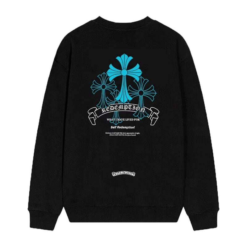 Authentic Chrome Hearts Chrome Hearts Redemption Cross Long Sleeve Black â€“ front view