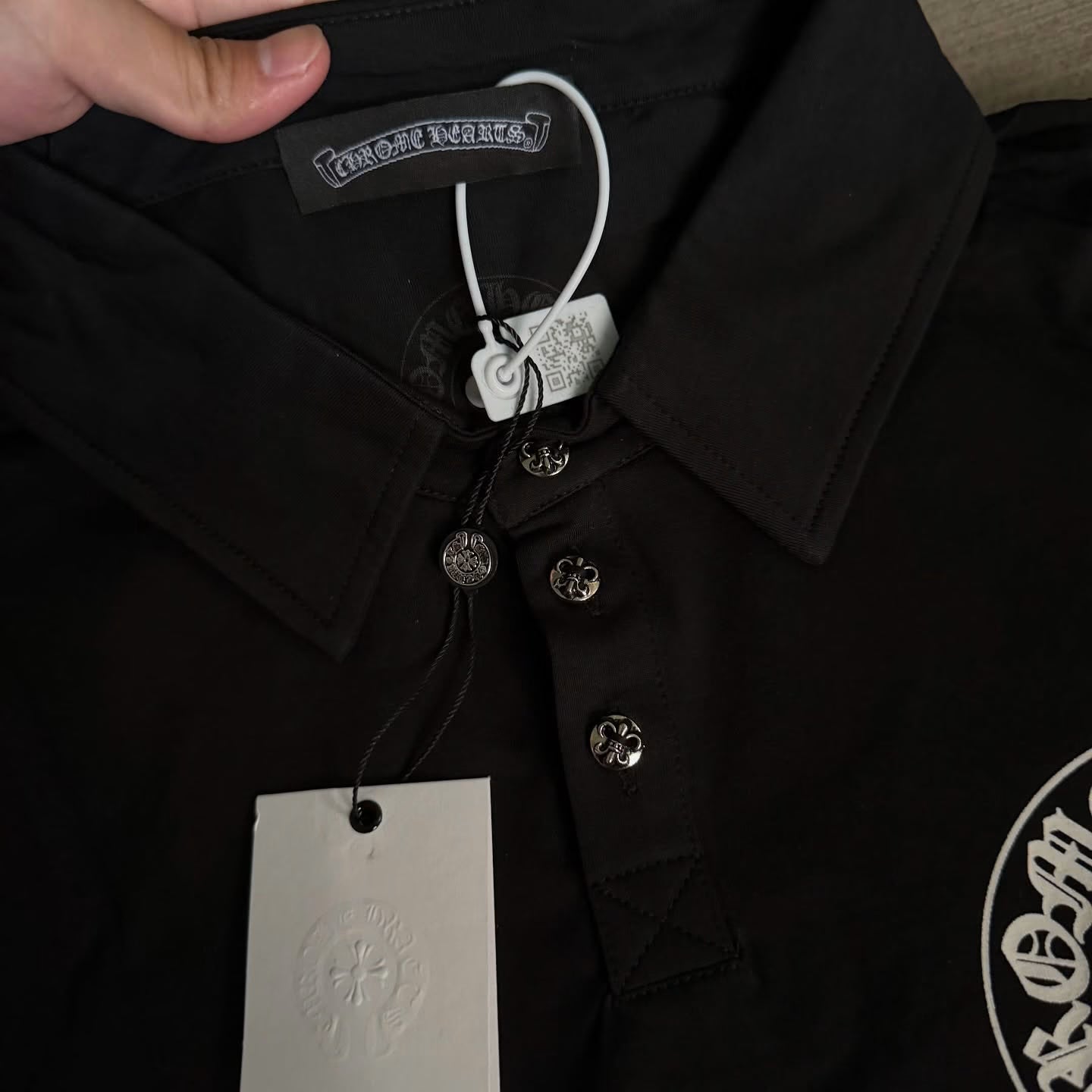Authentic Chrome Hearts Men’s Chrome Heart Shirt â€“ front view