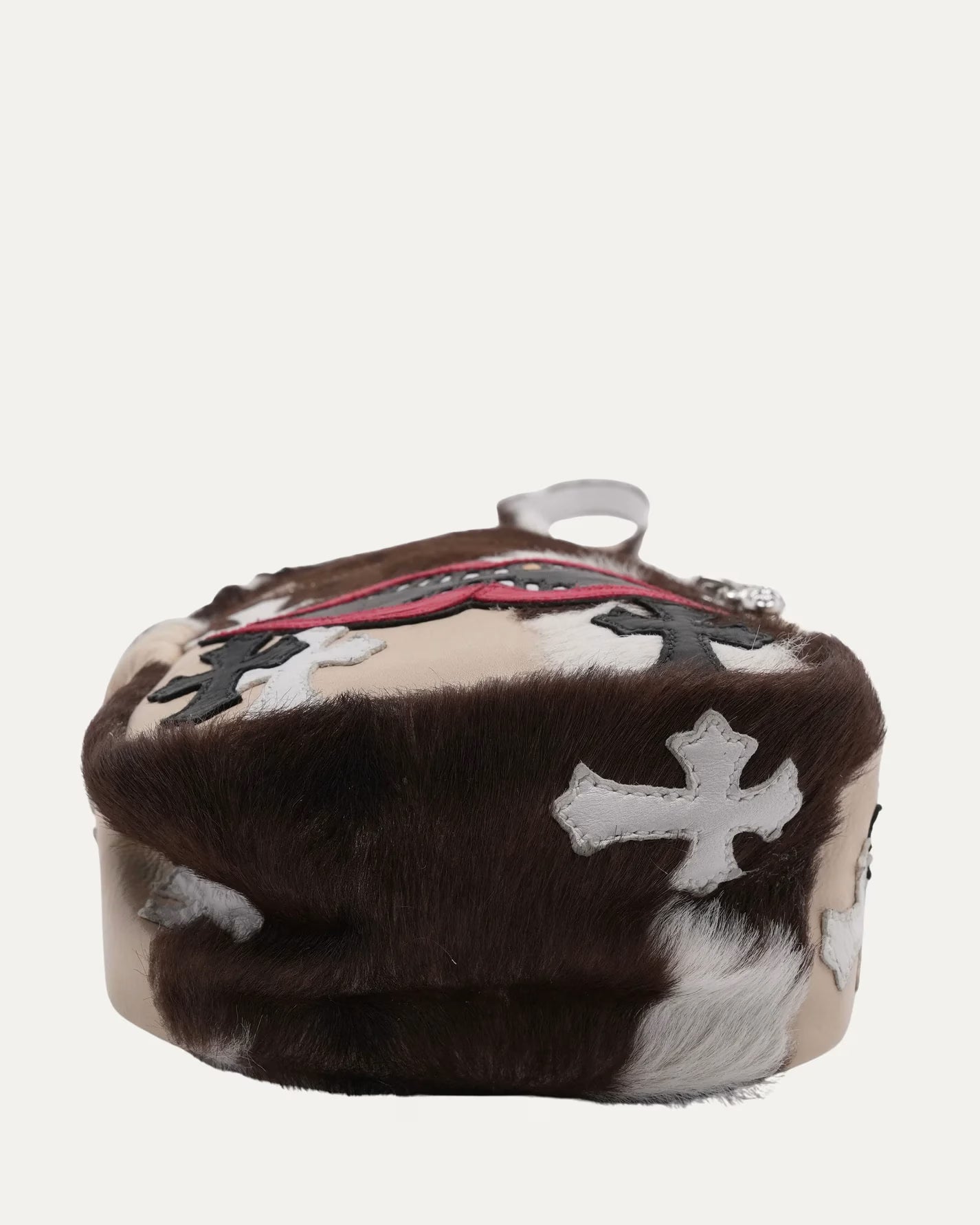 Authentic Chrome Hearts Chrome Hearts Matty Boy Chomper Cow Hide Taka Bag â€“ front view