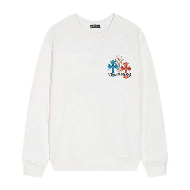 Authentic Chrome Hearts Chrome Hearts Prism Saint Cross Long Sleeve White â€“ front view