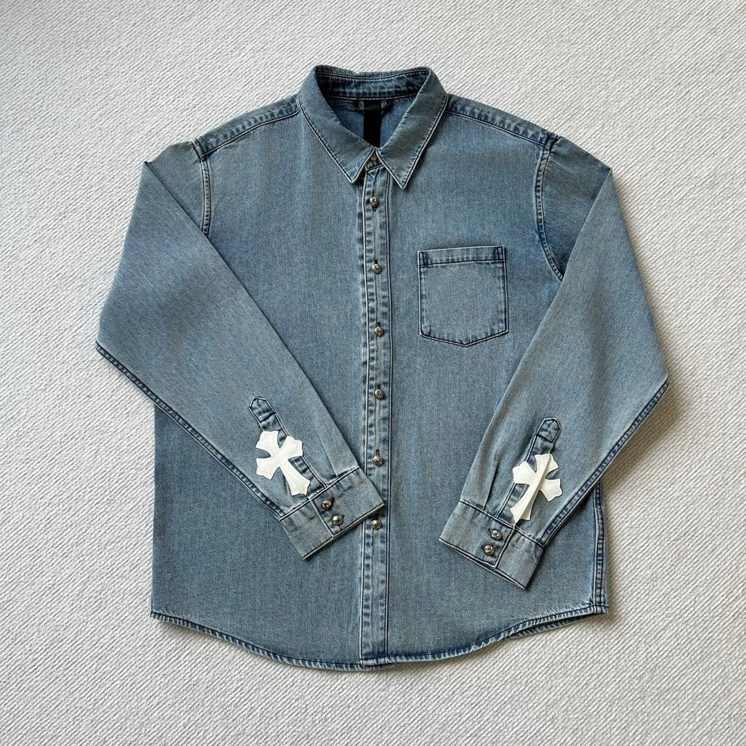 Authentic Chrome Hearts Chrome Hearts Dress Shirt â€“ front view