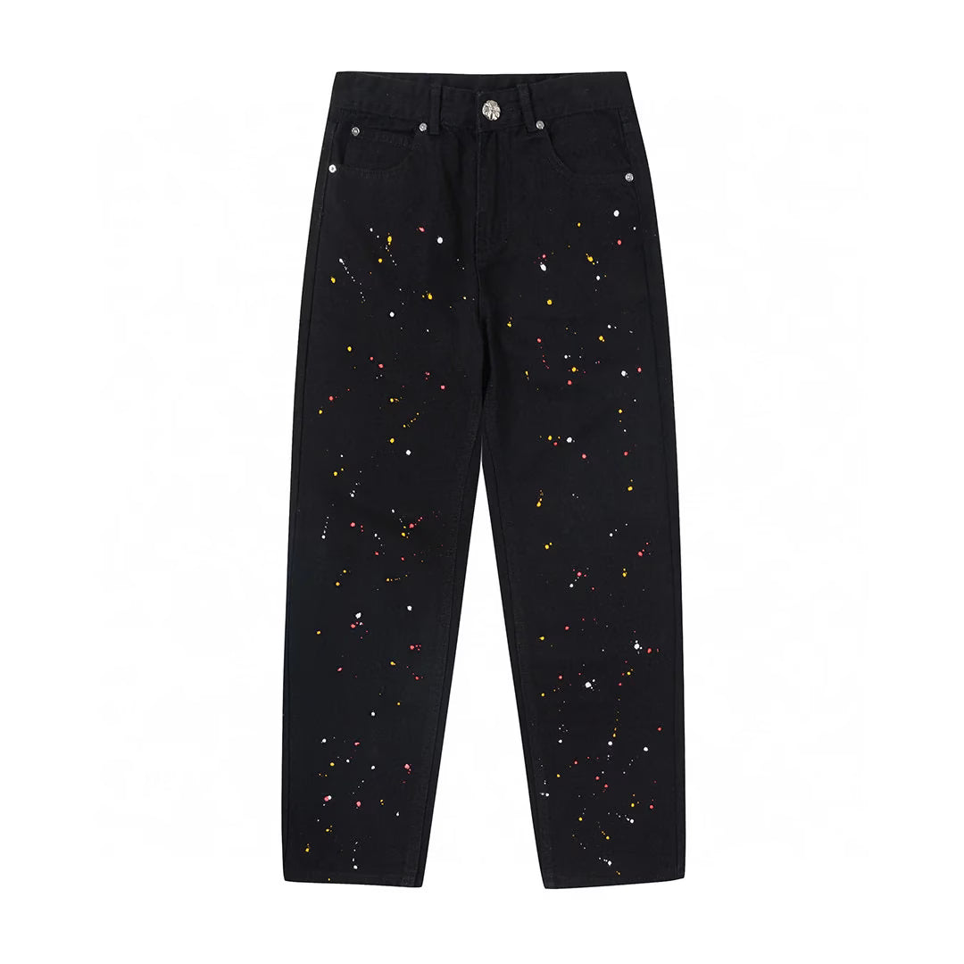 Authentic Chrome Hearts Chrome Hearts Denim Noise Jeans â€“ front view