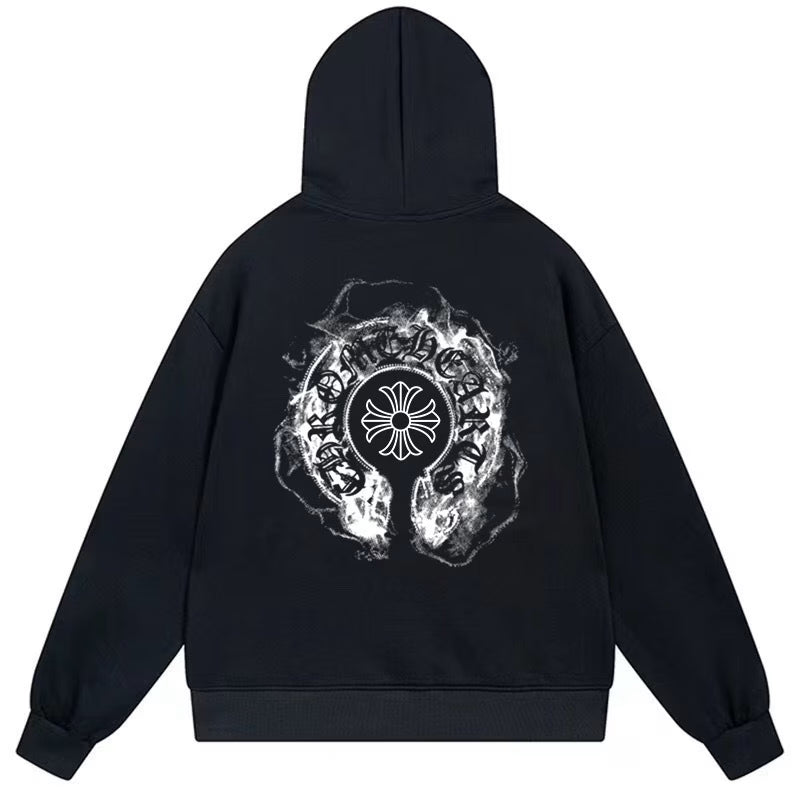 Authentic Chrome Hearts Men’s Chrome Hearts Hoodieâ€‹ Black â€“ front view