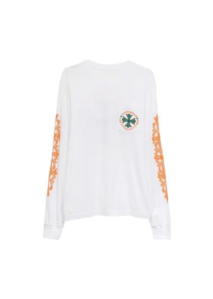 Authentic Chrome Hearts Chrome Hearts Long Sleeve White â€“ front view