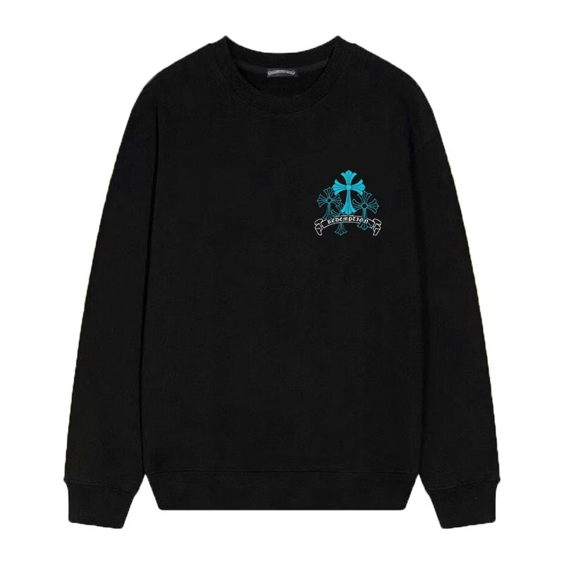 Authentic Chrome Hearts Chrome Hearts Redemption Cross Long Sleeve Black â€“ front view