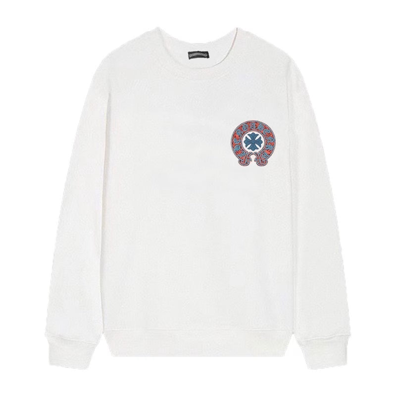 Authentic Chrome Hearts Chrome Hearts Aurelia Mosaic Cross LS White â€“ front view