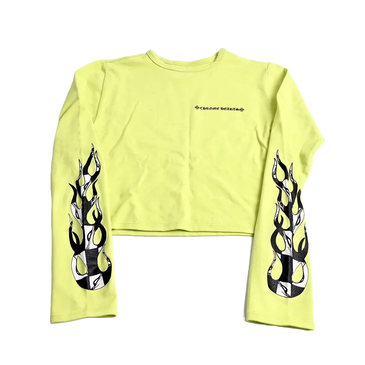 Authentic Chrome Hearts Chrome Heart 99 Eyes Long Sleeve T-Shirt â€“ front view