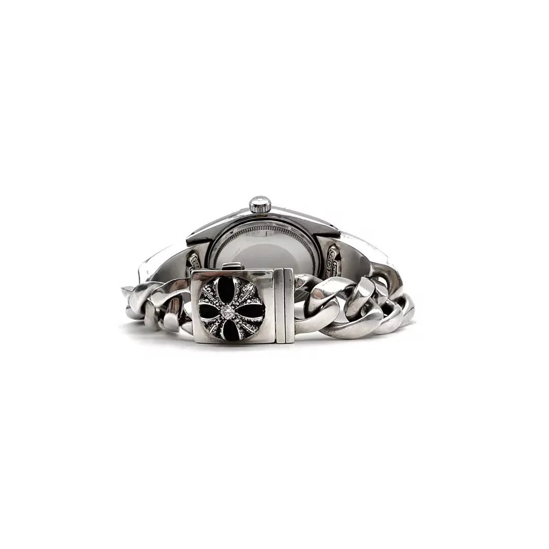 Authentic Chrome Hearts Black And Red Chrome Hearts Watch – front view