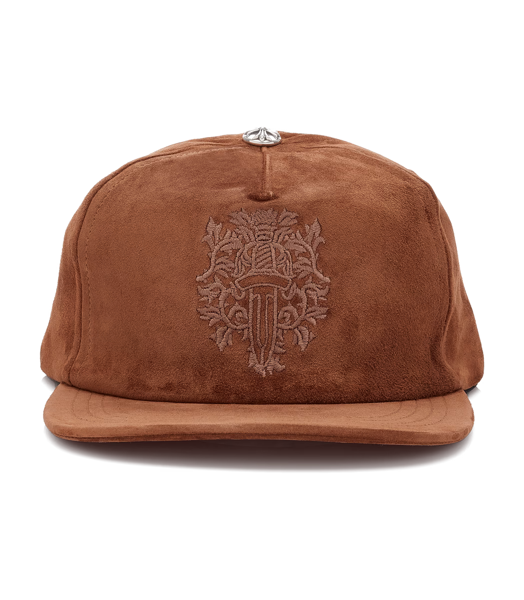 Authentic Chrome Hearts Chrome Hearts Suede Hat â€“ front view