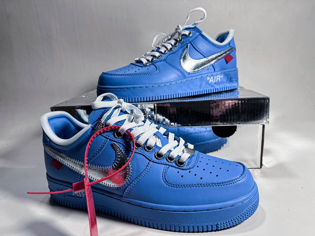 Authentic Chrome Hearts Blue Chrome Hearts Air Force – front view