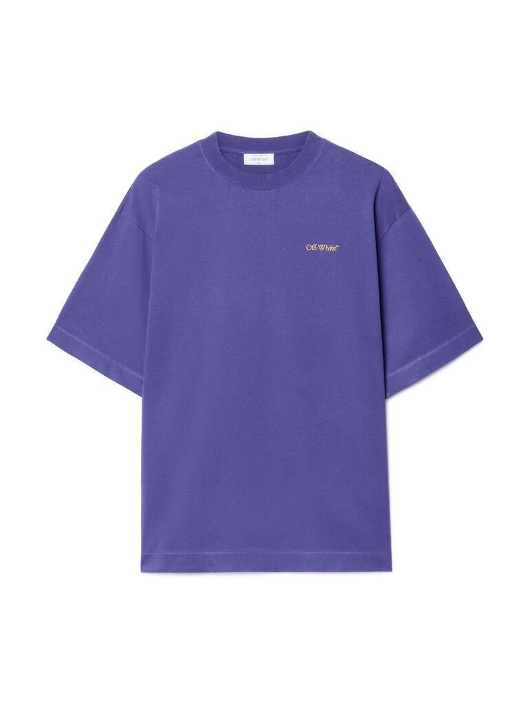 Authentic Chrome Hearts Blue Tape Arrow T-Shirt Collabs x off-white â€“ front view