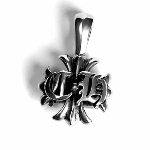 CH Cross Charm Pendant – necklace front view