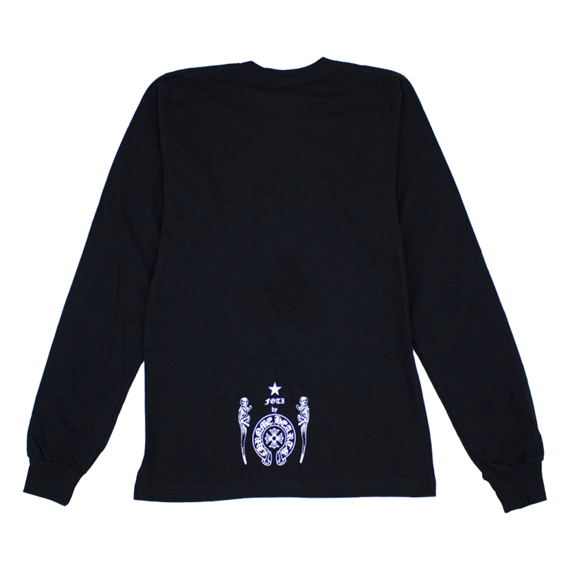 Authentic Chrome Hearts Chrome Heart Foti LS T-Shirt (Version 2) â€“ front view