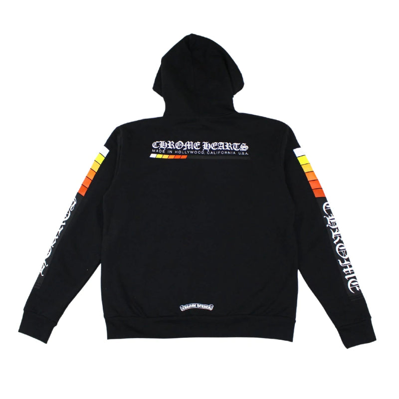 Authentic Chrome Hearts CH Made In Hollywood Pullover Hoodie Black – front view