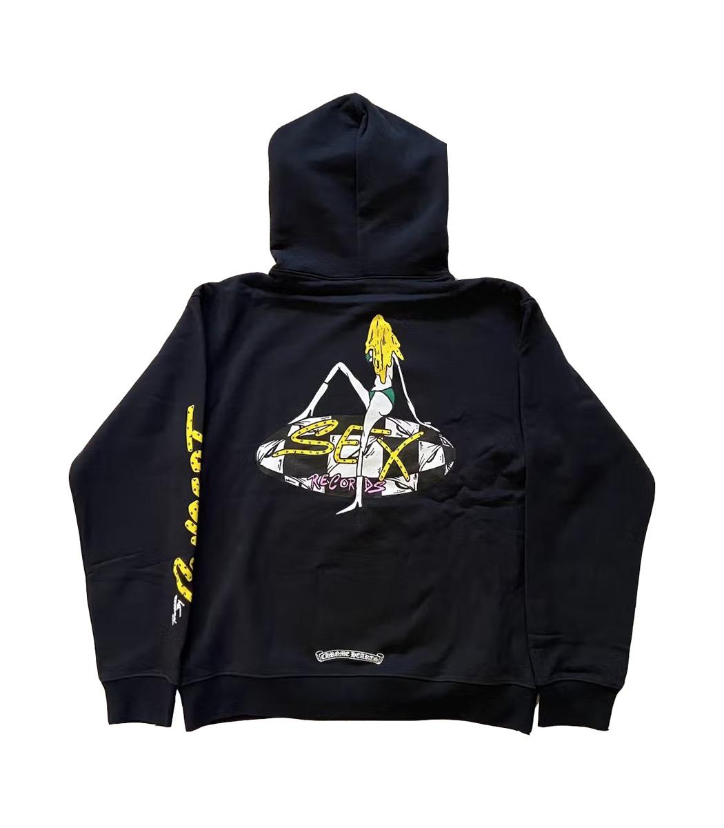 CH Matty Boy Sex Records Concept Hoodie – hoodie front view
