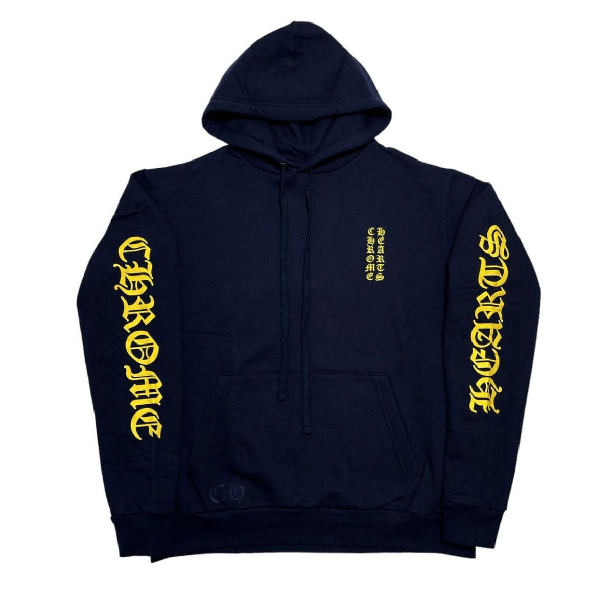 Chrome Hearts Navy Hoodie – hoodie front view