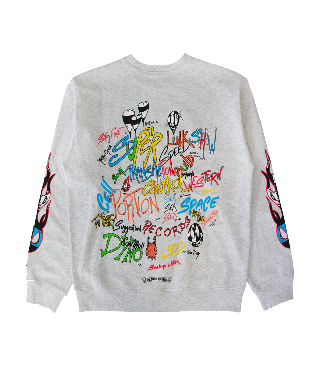 CH Matty Boy Brain Wave Crewneck – hoodie front view