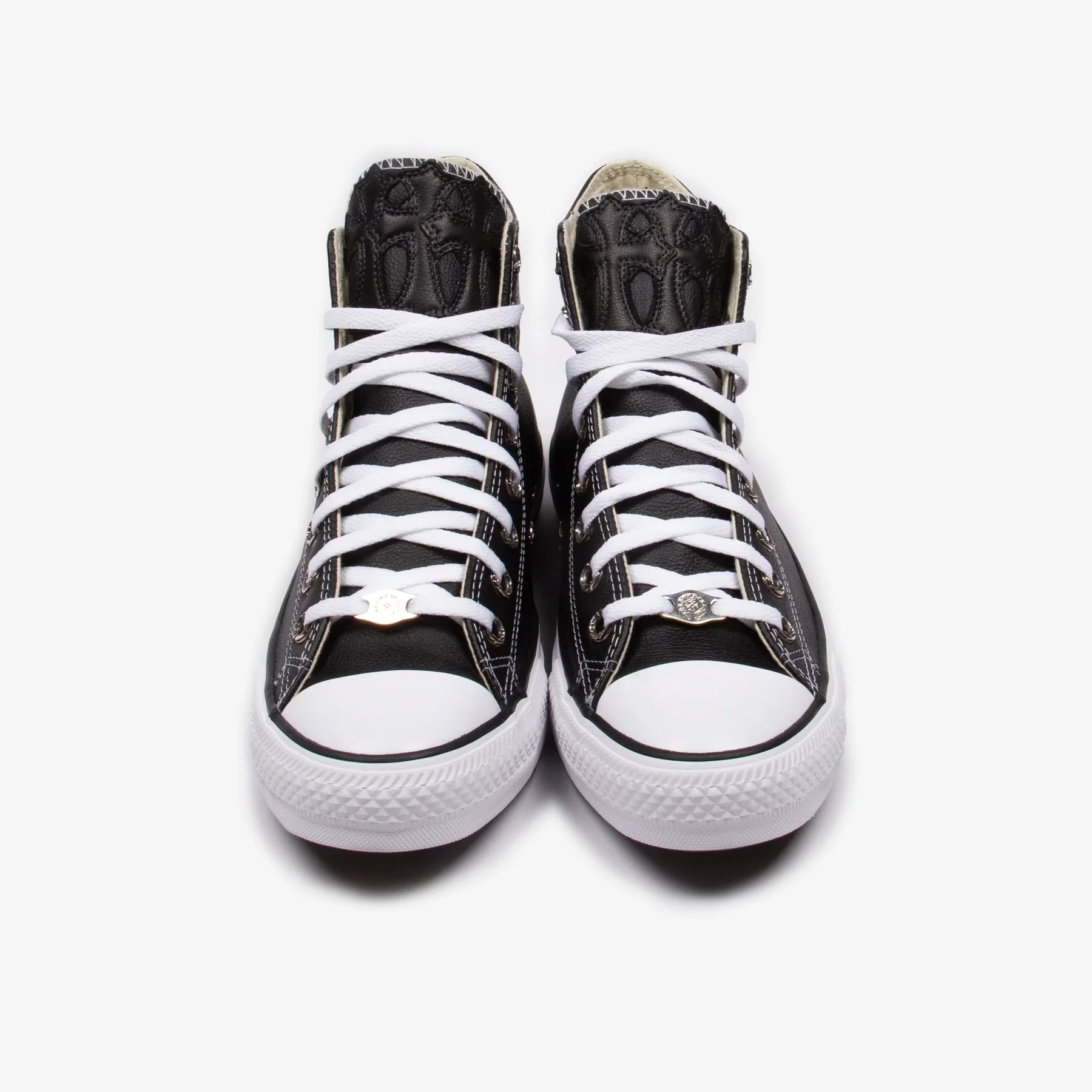 Authentic Chrome Hearts Chrome Hearts Cross Patch Converse â€“ front view