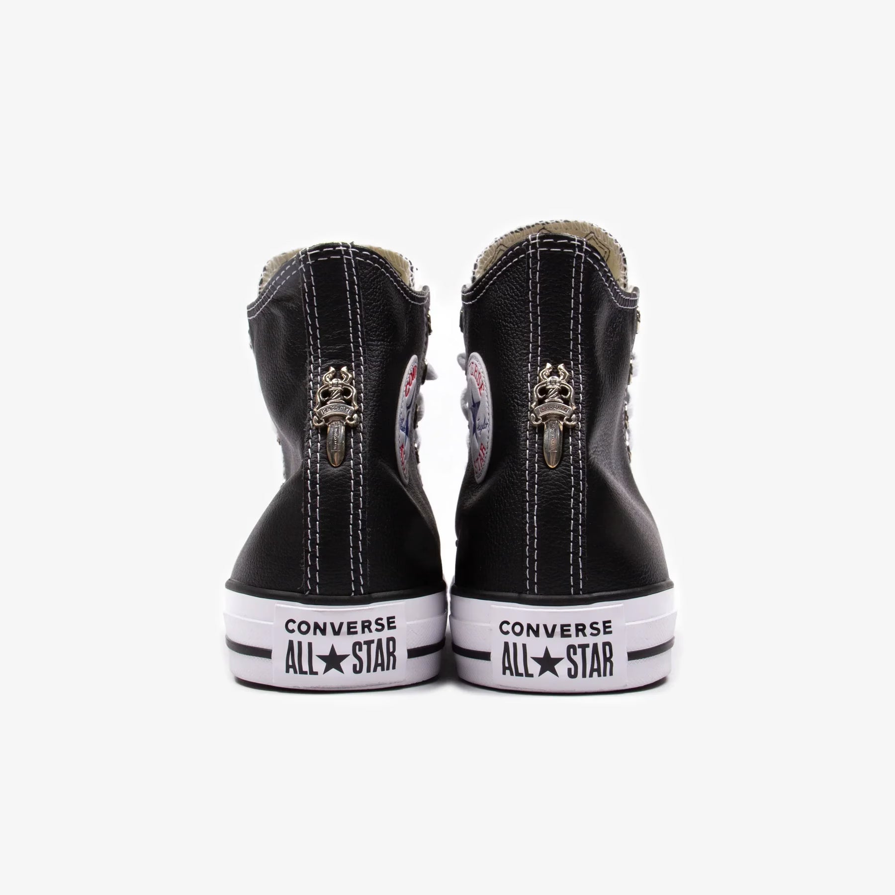Authentic Chrome Hearts Chrome Hearts Cross Patch Converse â€“ front view