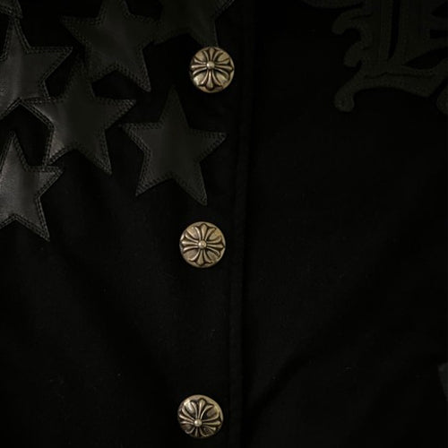 Authentic Chrome Hearts Ch Varsity Chrome Hearts Jacket – front view