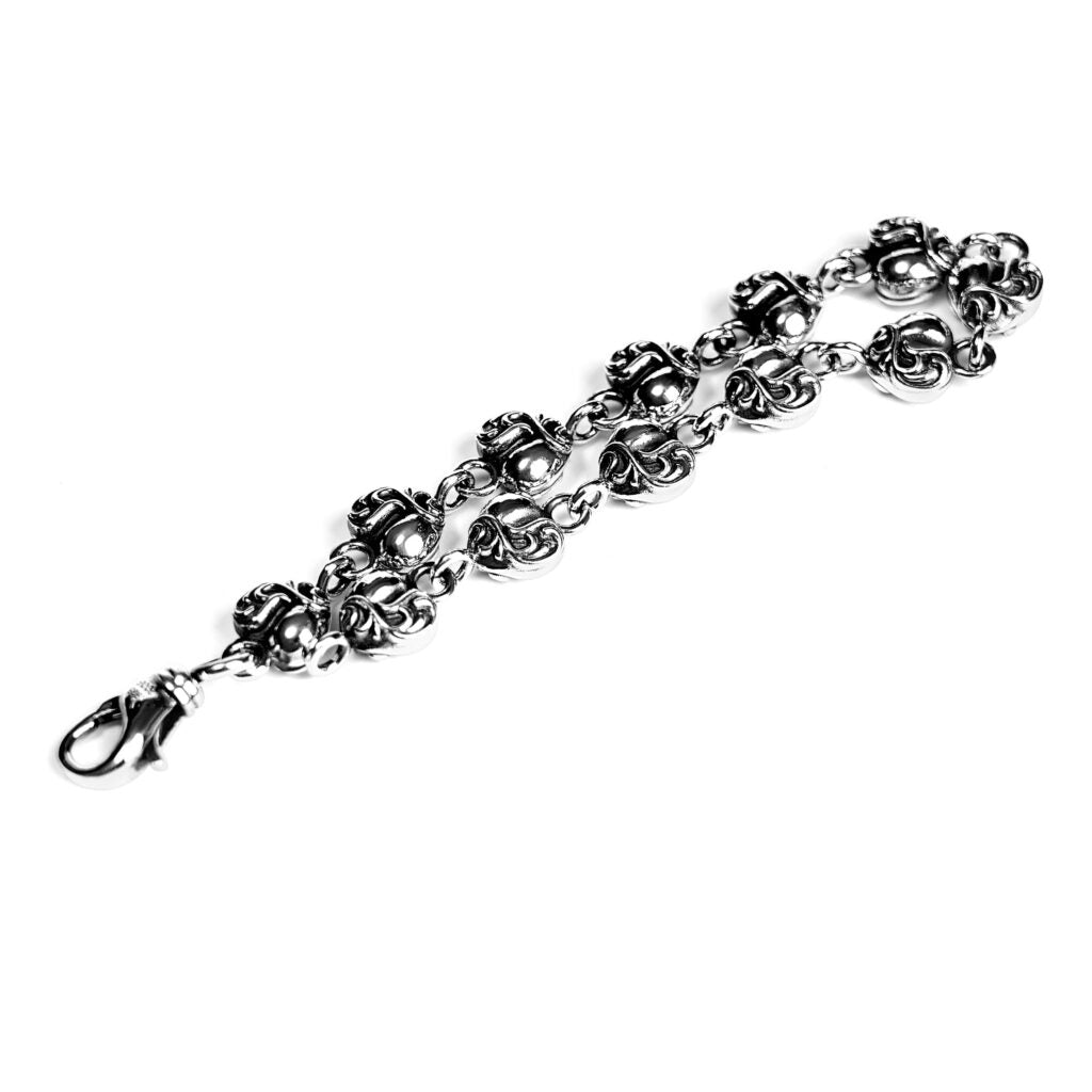Authentic Chrome Hearts Chrome Heart Bracelet – bracelet back view