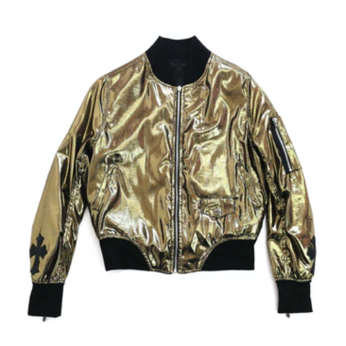 Chrome Hearts 8 Hole Reversible Silk Jacket – jacket front view