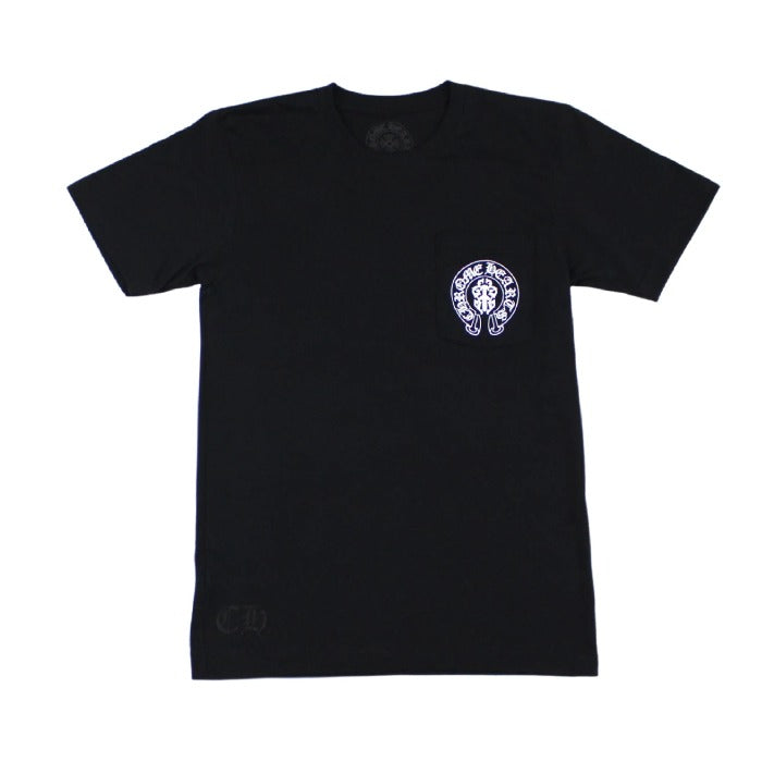 Chrome Hearts American Flag T-Shirt – Black – shirt detail close-up