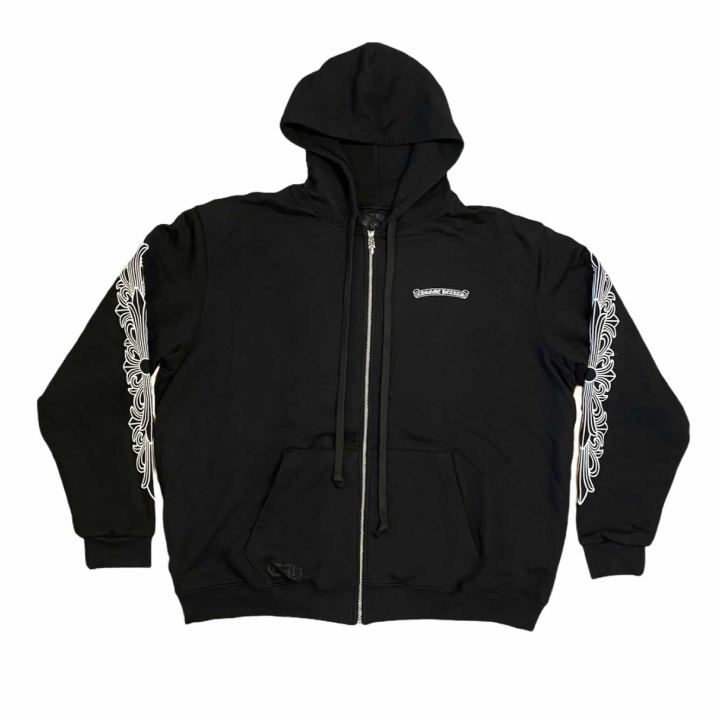 Authentic Chrome Hearts Chrome Hearts Aspen Exclusive Zip Up Hoodie – front view