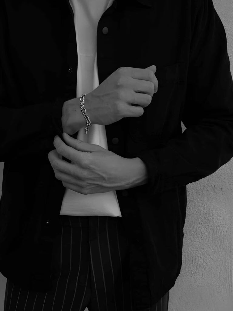 Authentic Chrome Hearts Chrome Hearts Babyfat Ring Bracelet â€“ front view