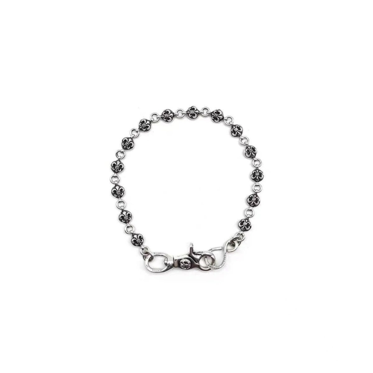 Chrome Hearts Barrel Wallet Chain – necklace front view