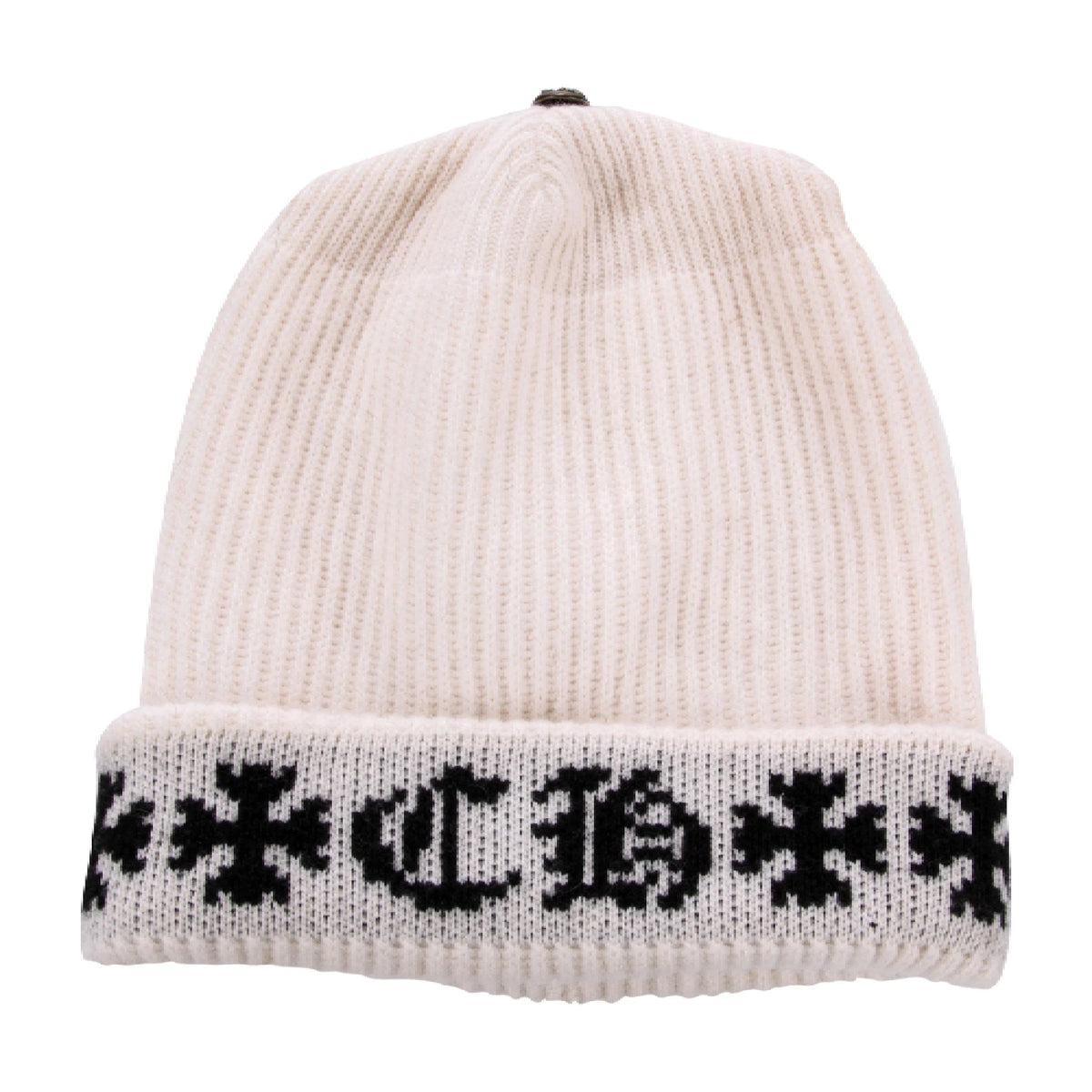 Chrome Hearts Big Daddy Cashmere Beanie – Pink – hat front view