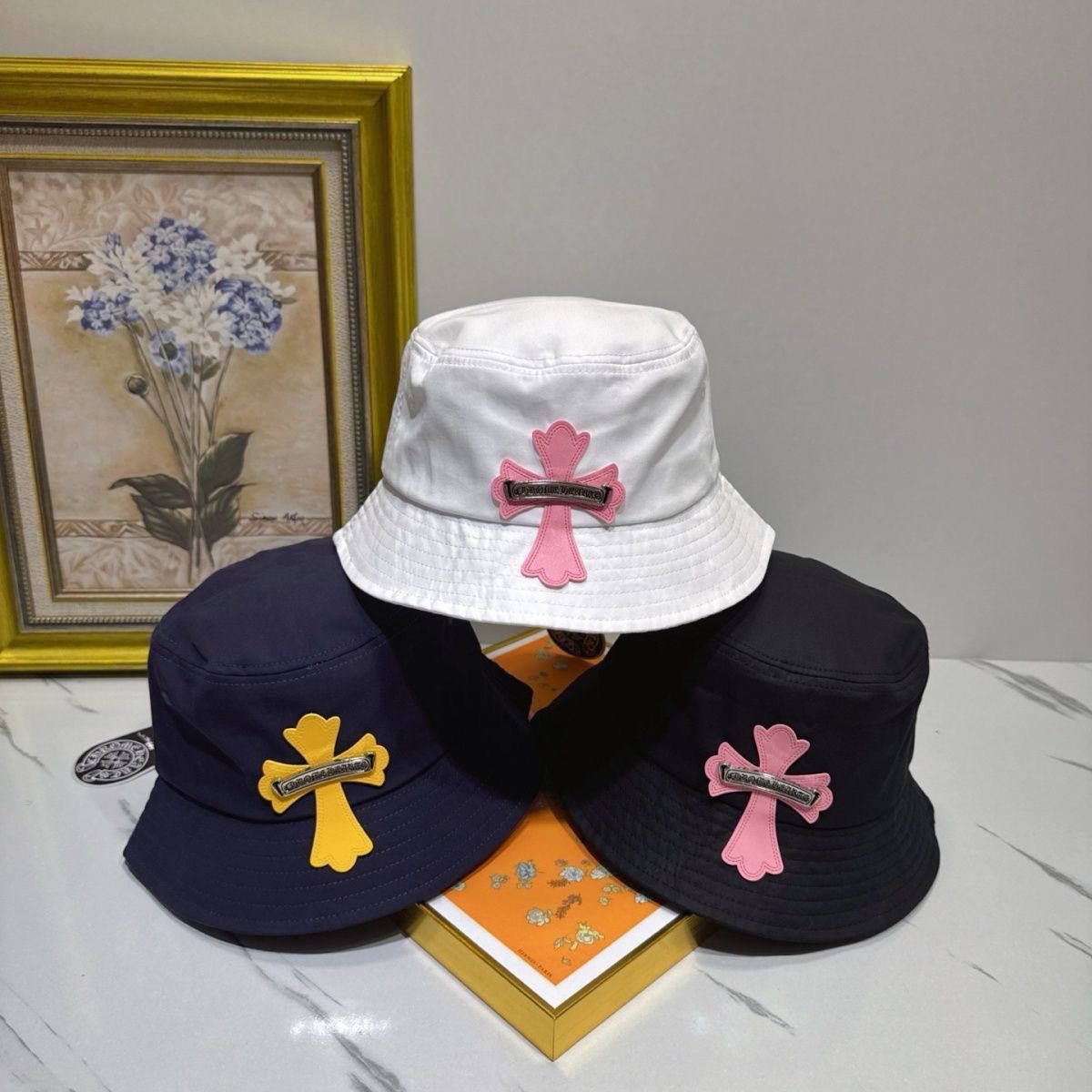 Chrome Hearts Bucket Hat – hat front view