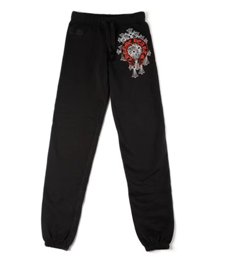 Authentic Chrome Hearts Chrome Heart Pants â€“ front view