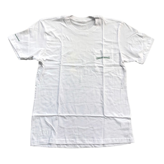 Authentic Chrome Hearts Chrome Hearts Cemetery T-Shirt – White – front view