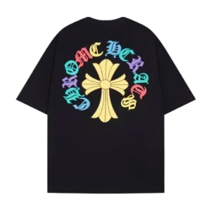 Authentic Chrome Hearts Chrome Hearts Cross Logo Black T-Shirt â€“ front view