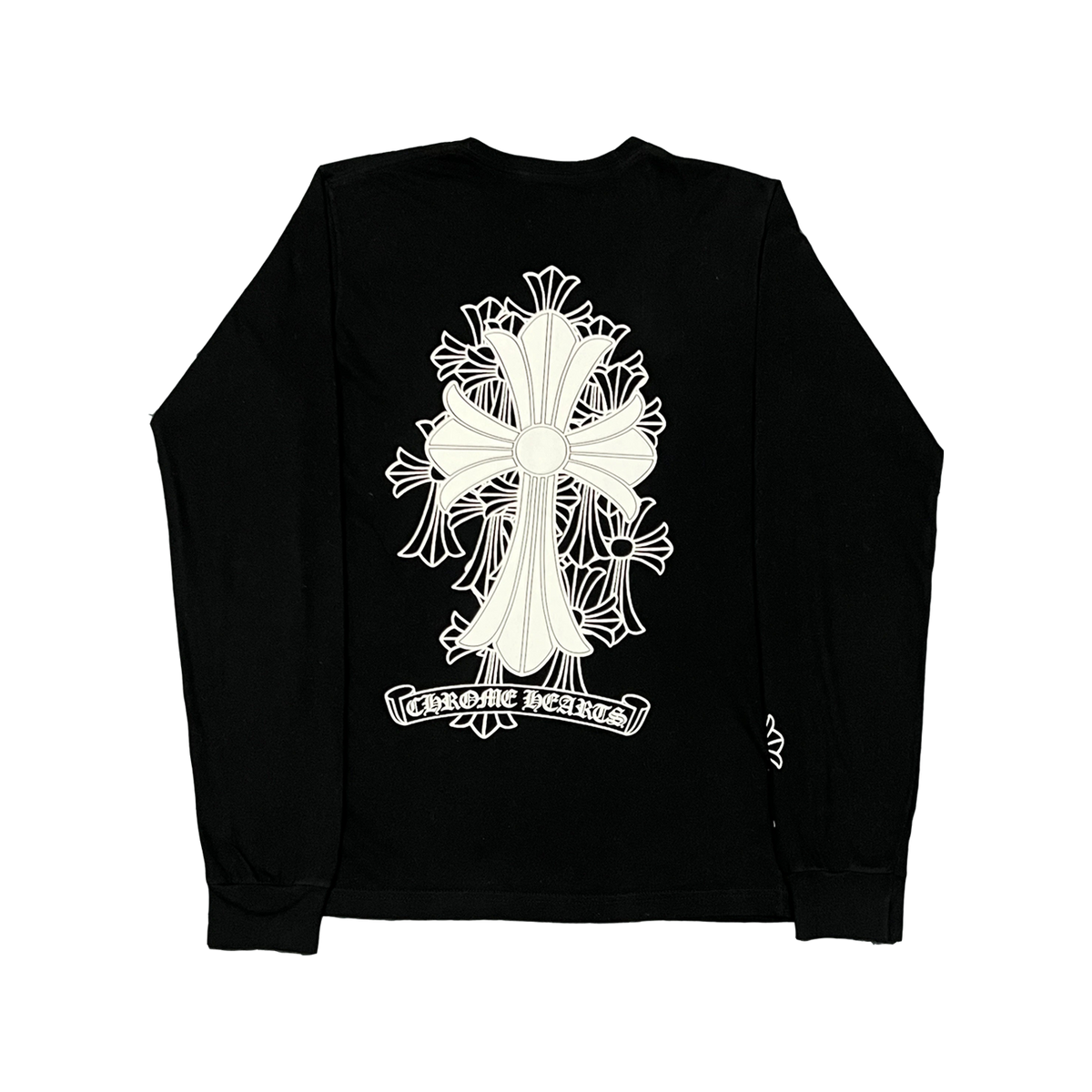 Chrome Hearts Cross Logo Long Sleeve T-Shirt – shirt front view