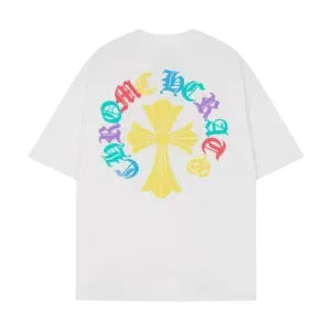 Authentic Chrome Hearts Chrome Hearts Cross Logo White T-Shirt â€“ front view