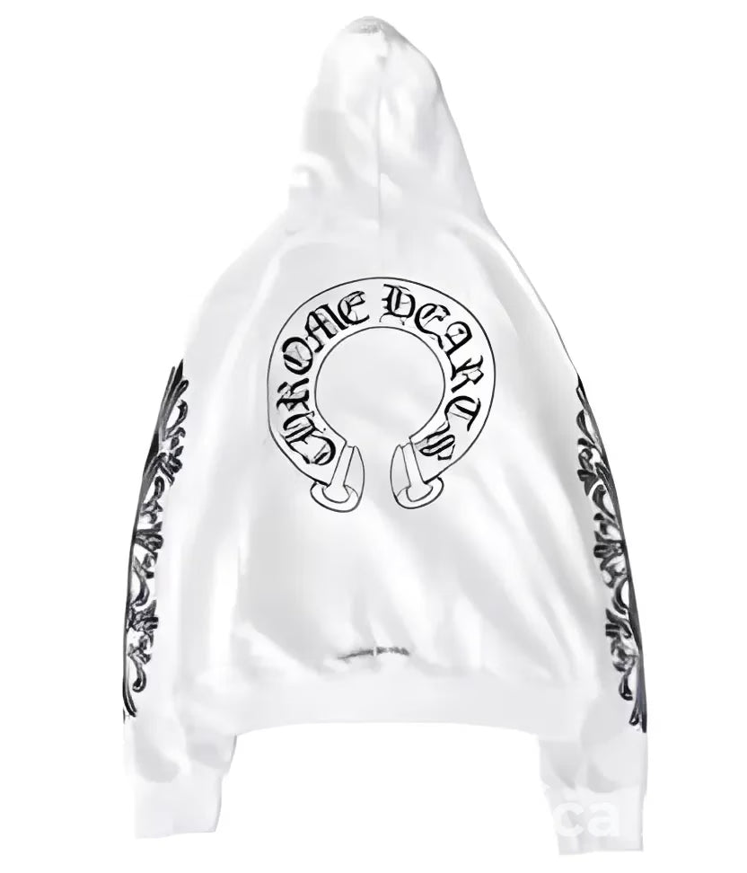 Authentic Chrome Hearts Chrome Hearts Cross Zip Hoodie â€“ front view