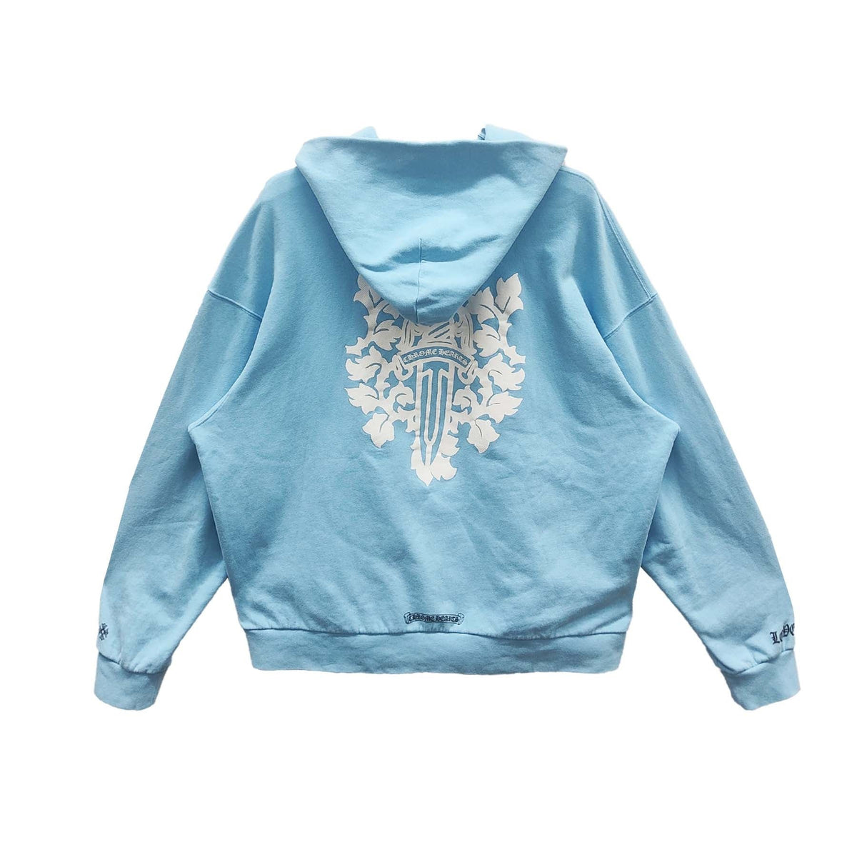 Chrome Hearts Dagger Blue Hoodie – hoodie front view