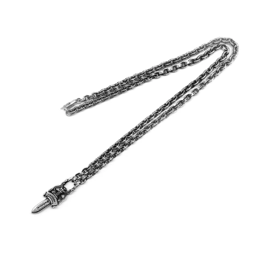 Authentic Chrome Hearts Chrome Hearts Dagger Necklace – front view