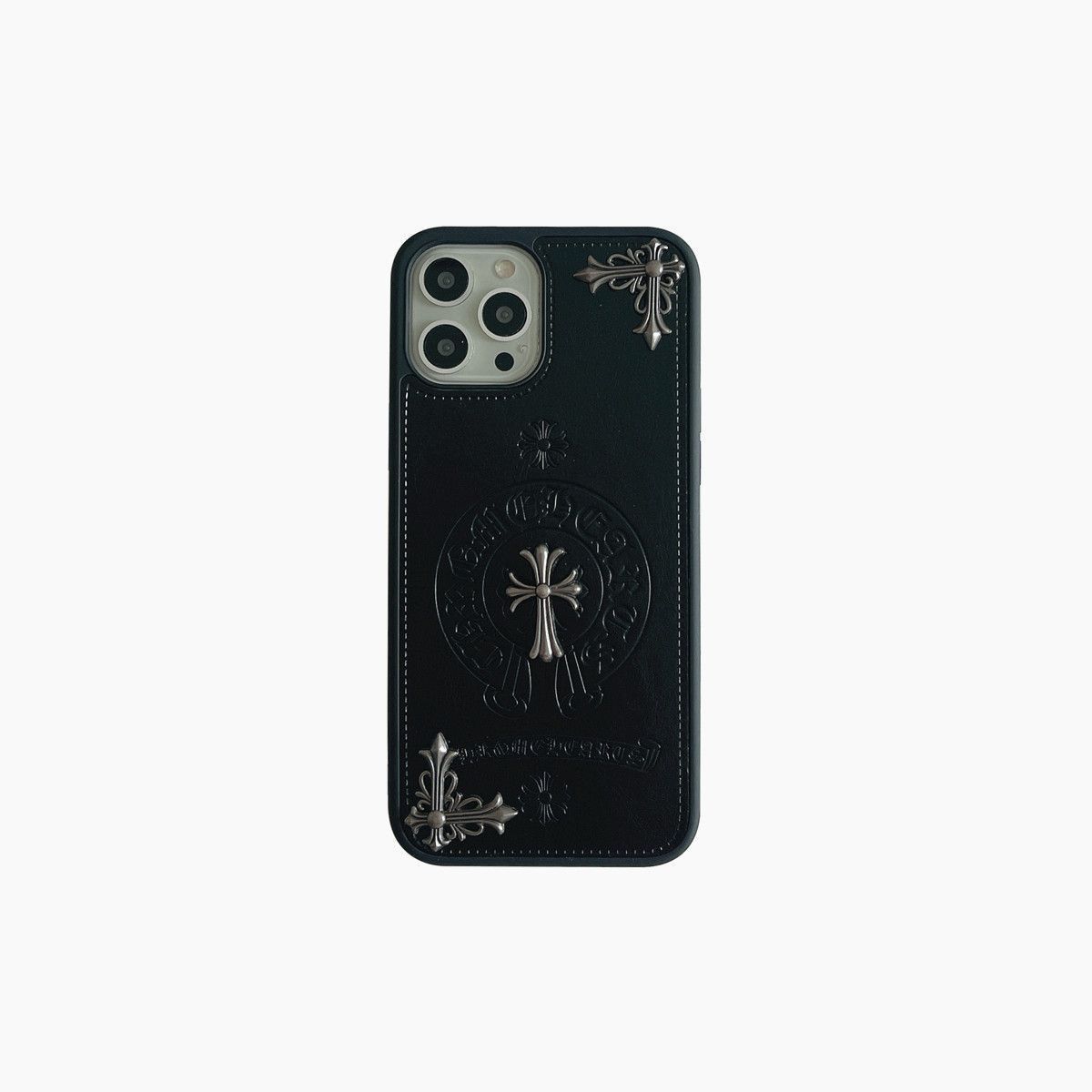 Chrome Hearts Double Cross Iphone Case – phone case front view