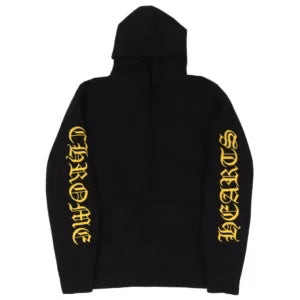 Authentic Chrome Hearts Chrome Hearts Embroidered Cashmere Hoodie Black â€“ front view